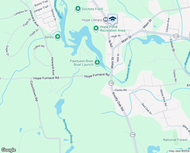 map of restaurants, bars, coffee shops, grocery stores, and more near 34 R Hope Furnace Road in Scituate