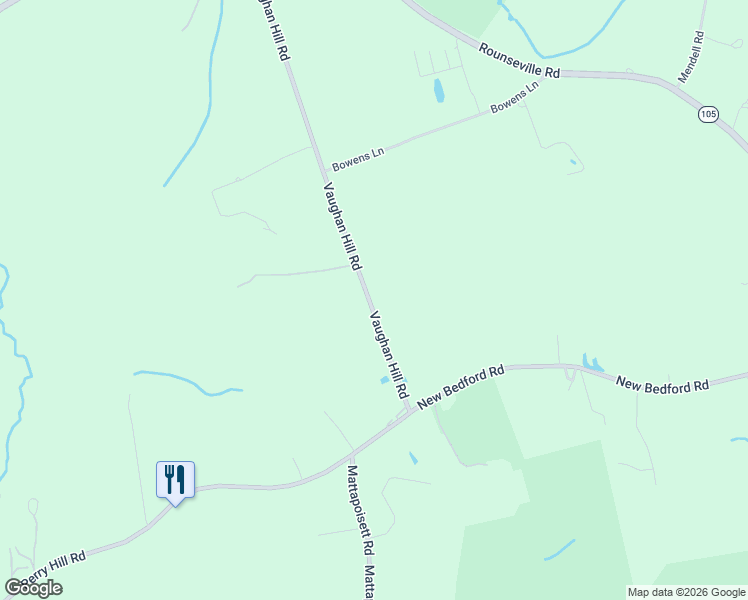 map of restaurants, bars, coffee shops, grocery stores, and more near 63-119 Vaughan Hill Road in Rochester