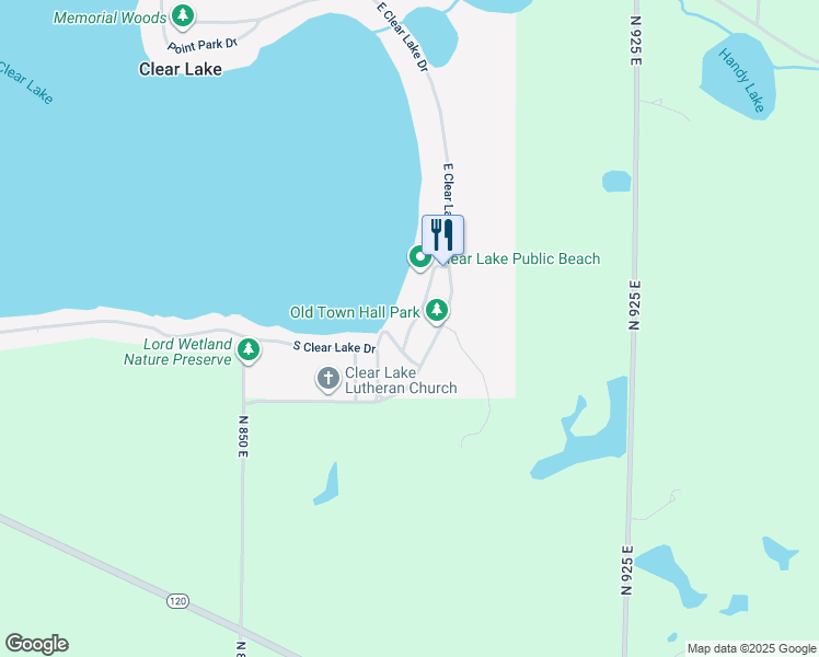 map of restaurants, bars, coffee shops, grocery stores, and more near 197 Lake Drive Clear Lake in Fremont