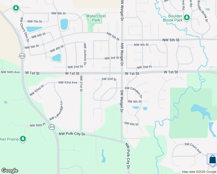 map of restaurants, bars, coffee shops, grocery stores, and more near 4204 Southwest Camden Ridge Drive in Ankeny