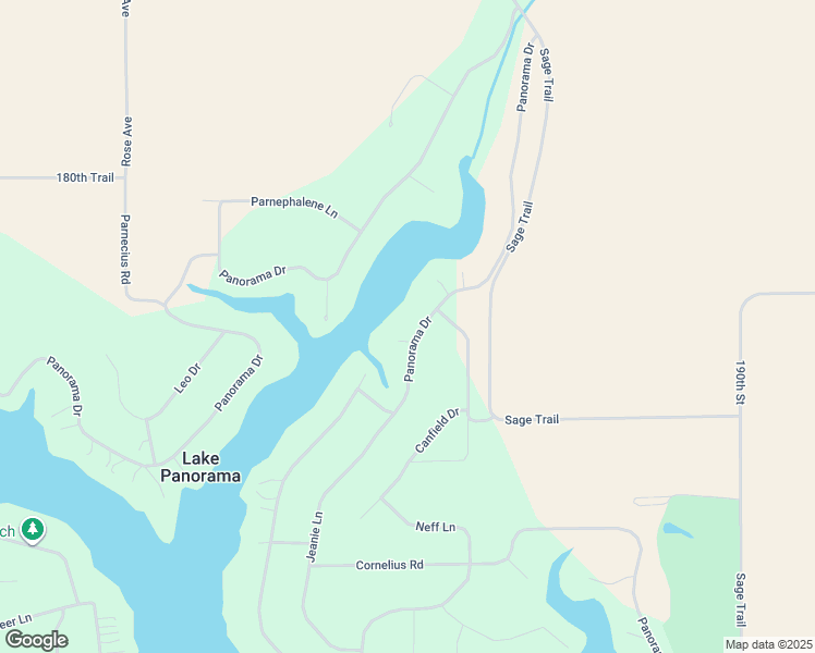 map of restaurants, bars, coffee shops, grocery stores, and more near 4601 Petite Point in Panora