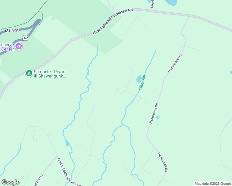 map of restaurants, bars, coffee shops, grocery stores, and more near 111 Climbing Ridge Road in New Paltz
