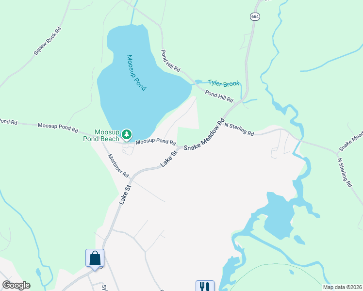map of restaurants, bars, coffee shops, grocery stores, and more near 9 Snake Meadow Road in Plainfield