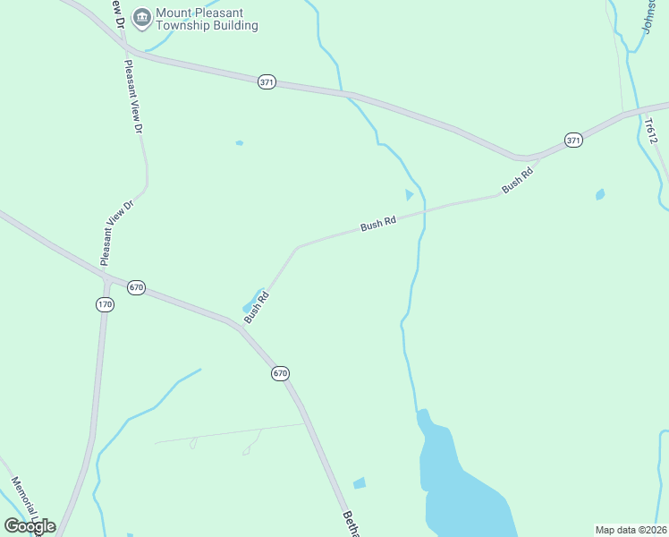 map of restaurants, bars, coffee shops, grocery stores, and more near 70 Bush Road in Pleasant Mount