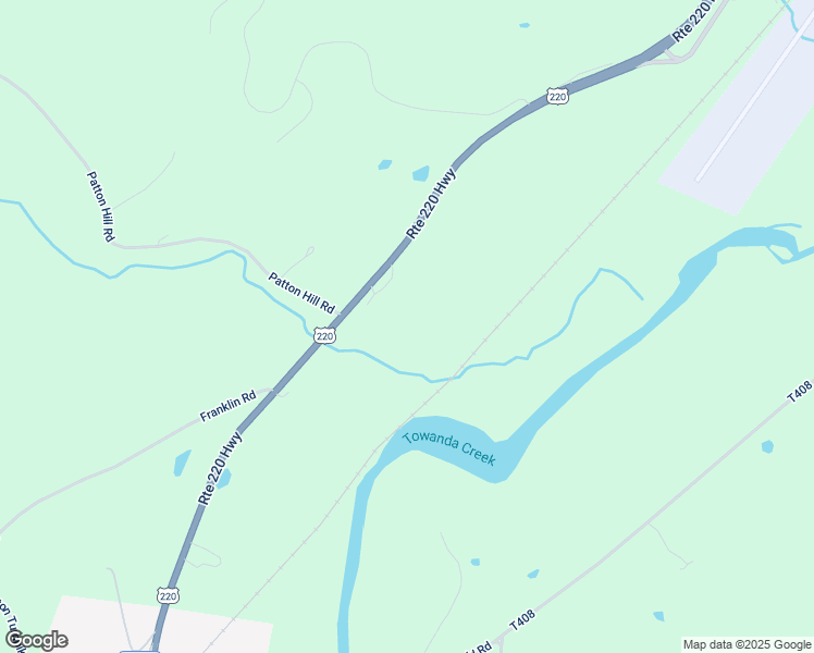 map of restaurants, bars, coffee shops, grocery stores, and more near 53 Meredith Colony Lane in Towanda
