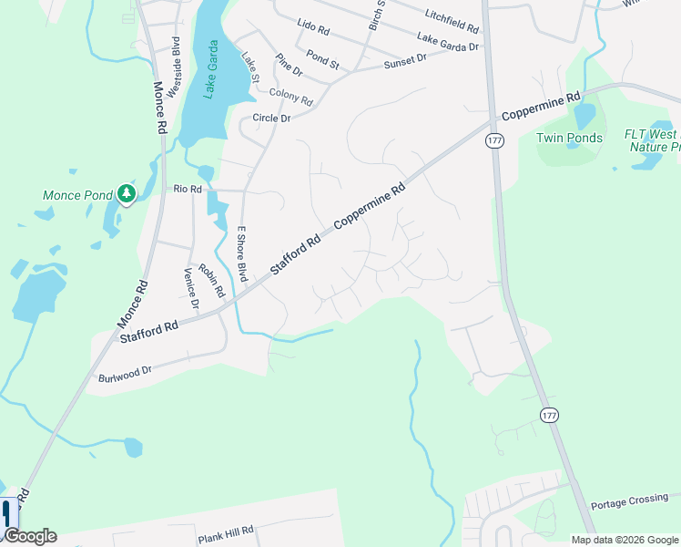 map of restaurants, bars, coffee shops, grocery stores, and more near 18 Old Village Lane in Farmington