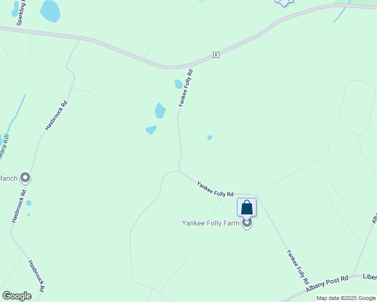 map of restaurants, bars, coffee shops, grocery stores, and more near 82 Yankee Folly Road in New Paltz