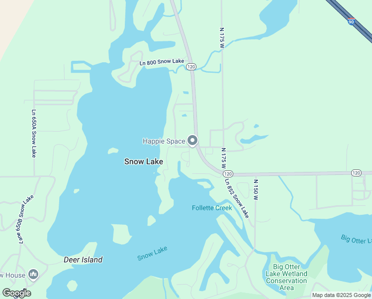 map of restaurants, bars, coffee shops, grocery stores, and more near 35 Ln 840 Snow Lake in Fremont