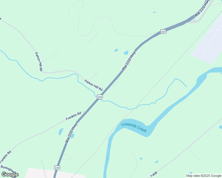 map of restaurants, bars, coffee shops, grocery stores, and more near 53 Meredith Colony Lane in Towanda