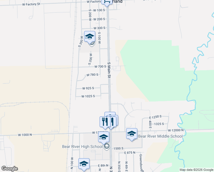 map of restaurants, bars, coffee shops, grocery stores, and more near 912 South Main Street in Garland