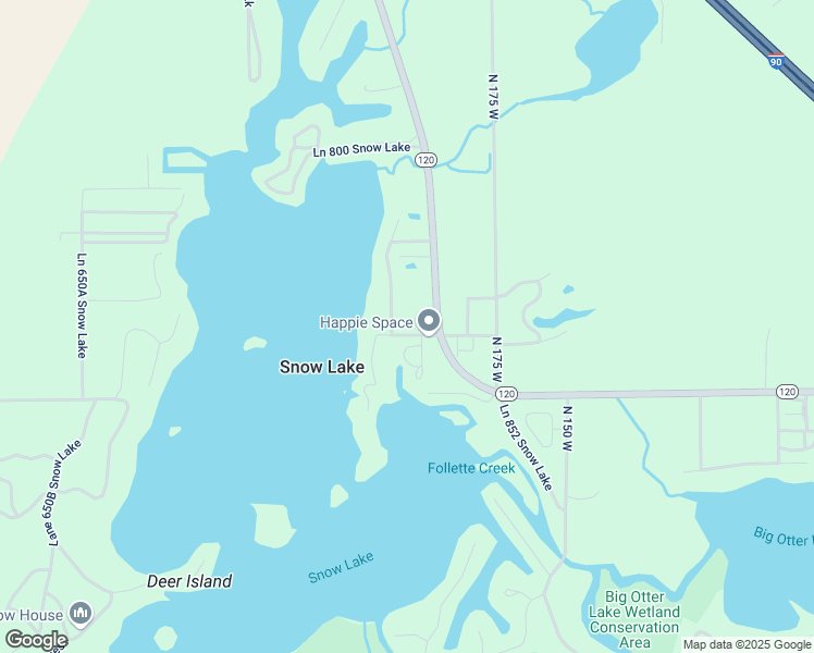 map of restaurants, bars, coffee shops, grocery stores, and more near 35 Ln 840 Snow Lake in Fremont