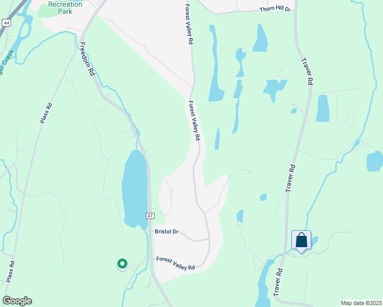map of restaurants, bars, coffee shops, grocery stores, and more near 142 Forest Valley Road in Pleasant Valley