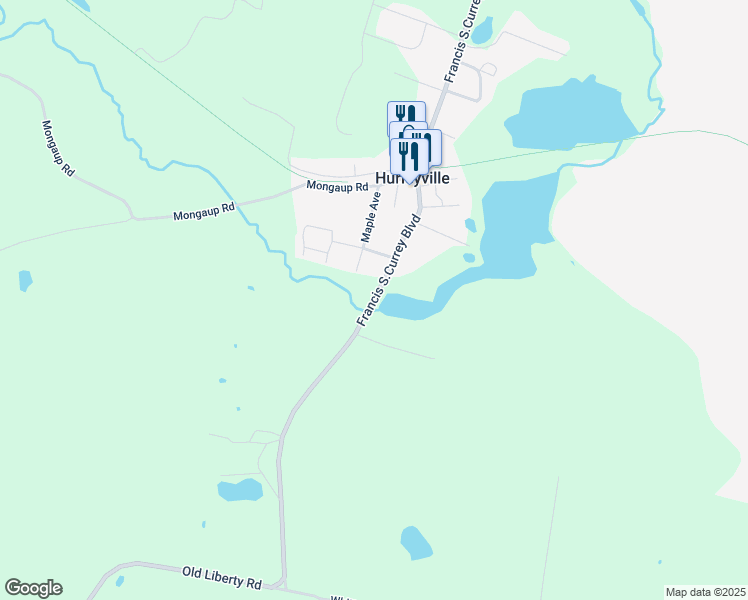 map of restaurants, bars, coffee shops, grocery stores, and more near 153 Main Street in Hurleyville