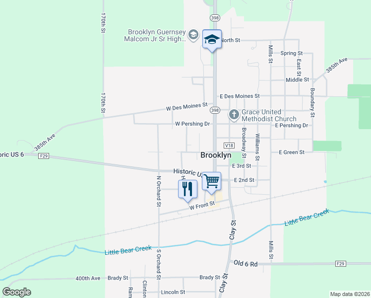 map of restaurants, bars, coffee shops, grocery stores, and more near 400 Adams Street in Brooklyn