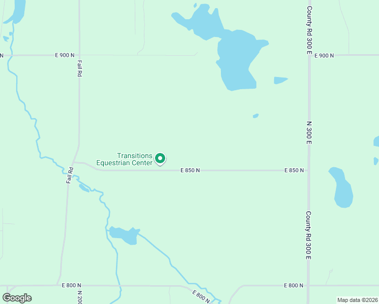 map of restaurants, bars, coffee shops, grocery stores, and more near 2593 East 850 North in La Porte