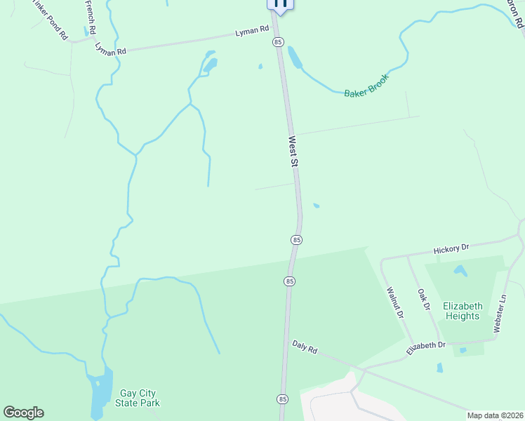 map of restaurants, bars, coffee shops, grocery stores, and more near 393 West Street in Bolton