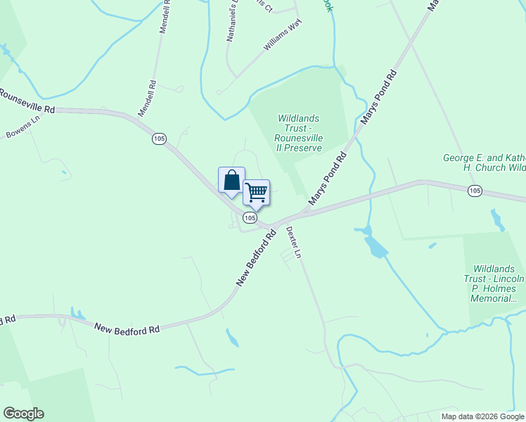 map of restaurants, bars, coffee shops, grocery stores, and more near 565 Rounseville Road in Rochester