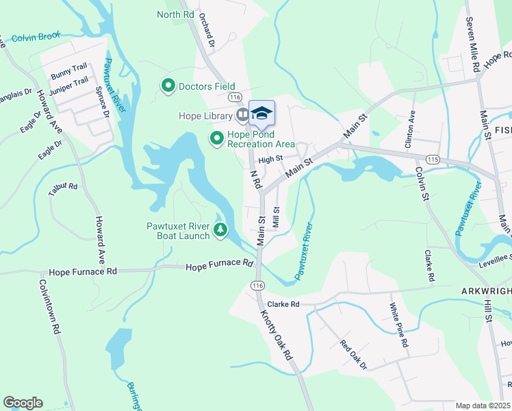 map of restaurants, bars, coffee shops, grocery stores, and more near 9 Goddard Street in Scituate
