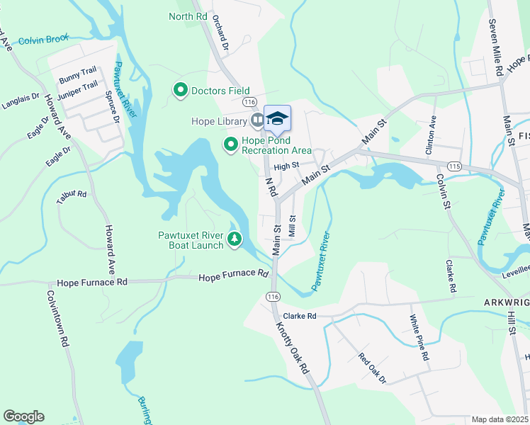 map of restaurants, bars, coffee shops, grocery stores, and more near 9 Goddard Street in Scituate
