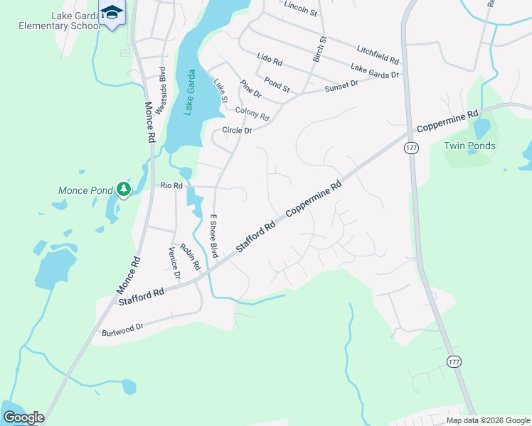 map of restaurants, bars, coffee shops, grocery stores, and more near 4 Butternut Drive in Farmington