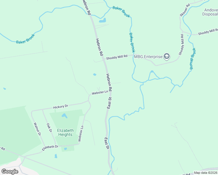 map of restaurants, bars, coffee shops, grocery stores, and more near 275 Hebron Road in Bolton