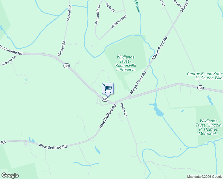 map of restaurants, bars, coffee shops, grocery stores, and more near 2 Hayley Circle in Rochester