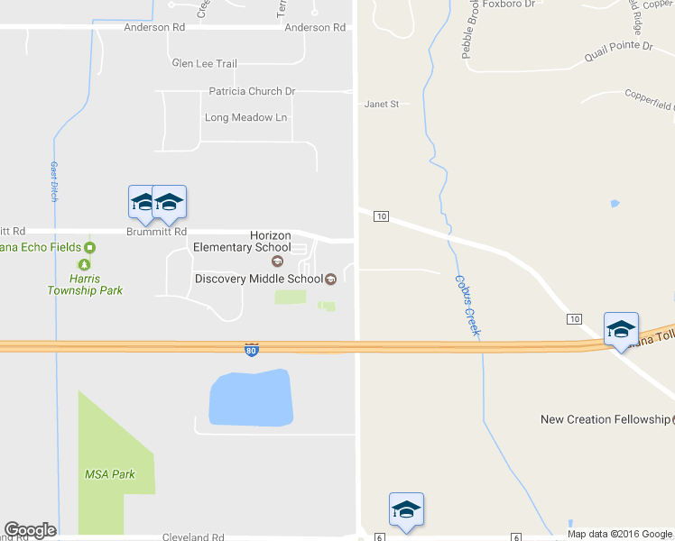 map of restaurants, bars, coffee shops, grocery stores, and more near 10050 Brummitt Road in Granger