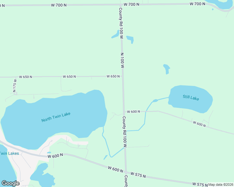 map of restaurants, bars, coffee shops, grocery stores, and more near 6466 North 100 West in Howe
