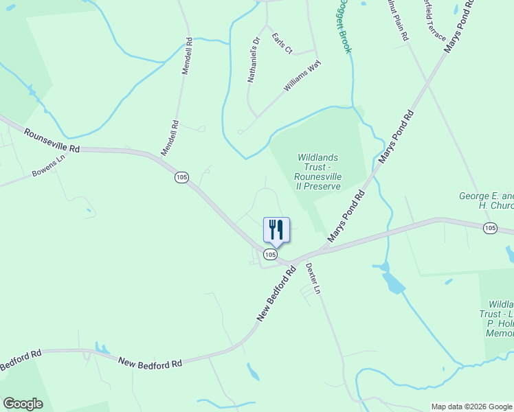map of restaurants, bars, coffee shops, grocery stores, and more near 515 Rounseville Road in Rochester