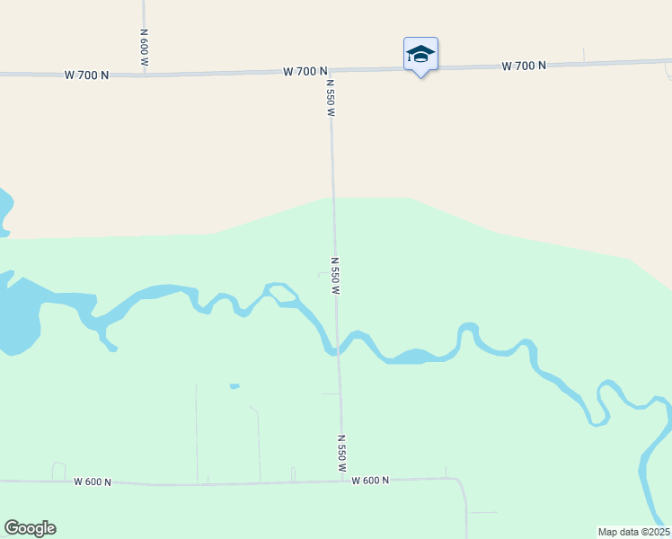map of restaurants, bars, coffee shops, grocery stores, and more near 6632 North 550 West in Shipshewana