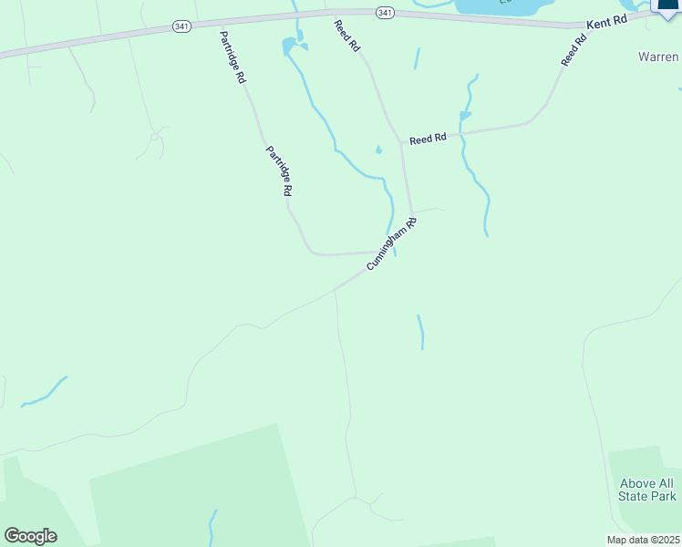 map of restaurants, bars, coffee shops, grocery stores, and more near 42 Cunningham Road in Warren
