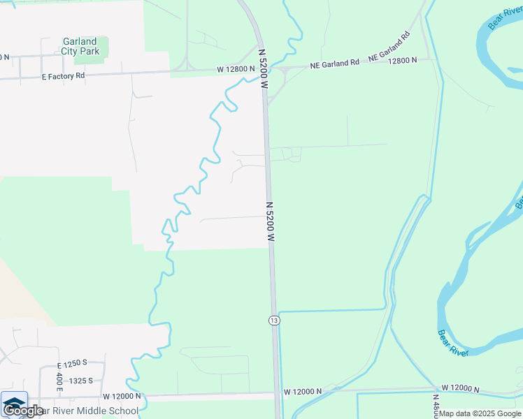 map of restaurants, bars, coffee shops, grocery stores, and more near 12425 North 5200 West in Garland