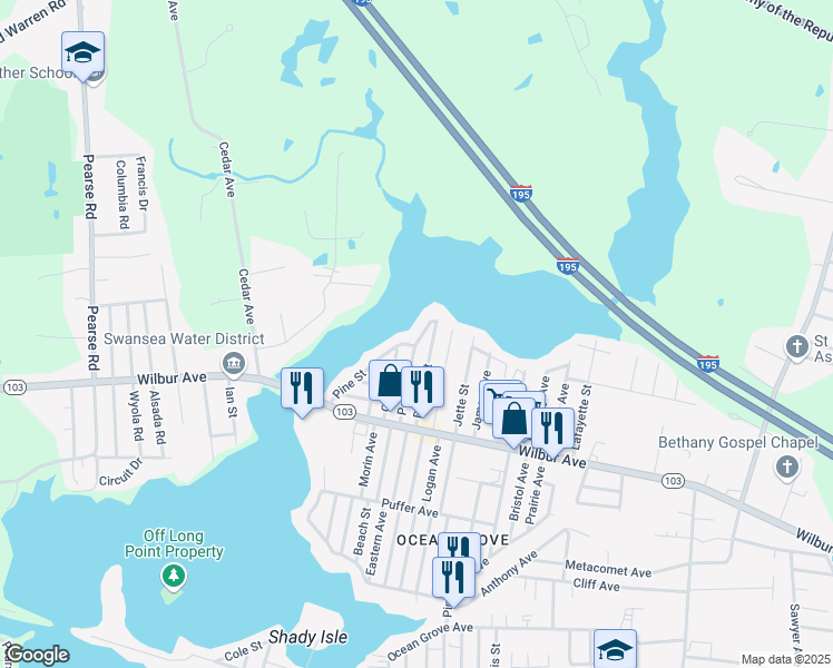 map of restaurants, bars, coffee shops, grocery stores, and more near 25 Peach Street in Swansea