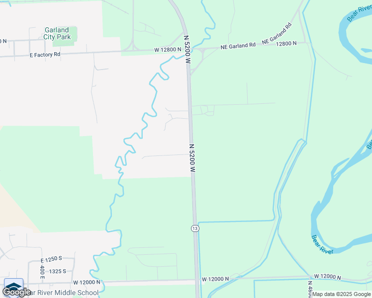map of restaurants, bars, coffee shops, grocery stores, and more near 12425 North 5200 West in Garland