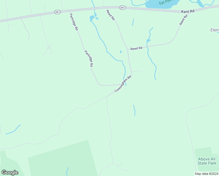 map of restaurants, bars, coffee shops, grocery stores, and more near 42 Cunningham Road in Warren