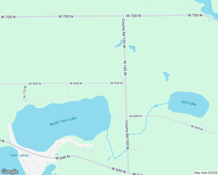 map of restaurants, bars, coffee shops, grocery stores, and more near 1105 West 650 North in Howe