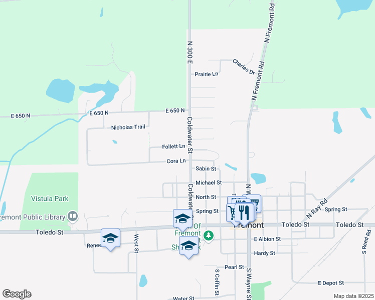 map of restaurants, bars, coffee shops, grocery stores, and more near 10 1st Street in Fremont