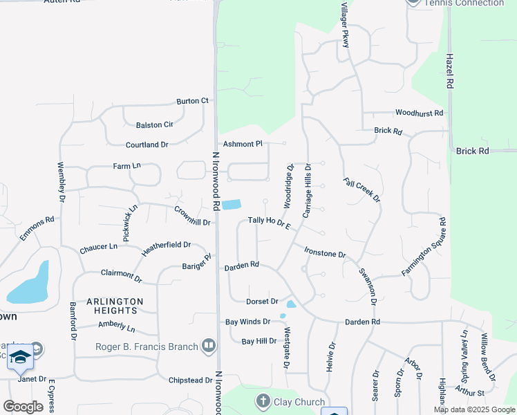 map of restaurants, bars, coffee shops, grocery stores, and more near 52177 Torch Court in South Bend