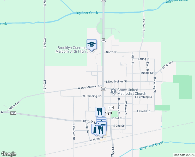 map of restaurants, bars, coffee shops, grocery stores, and more near 868 Park Avenue in Brooklyn