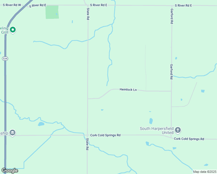 map of restaurants, bars, coffee shops, grocery stores, and more near 5123 Hemlock Lane in Geneva