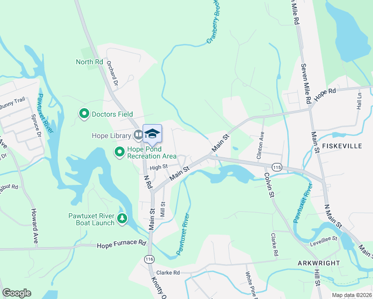 map of restaurants, bars, coffee shops, grocery stores, and more near 23 Harrington Avenue in Scituate