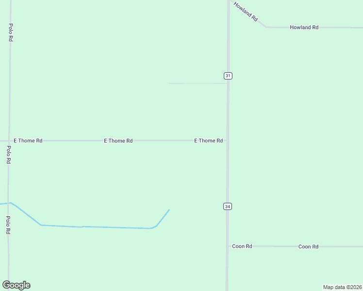 map of restaurants, bars, coffee shops, grocery stores, and more near 31841 East Thome Road in Rock Falls