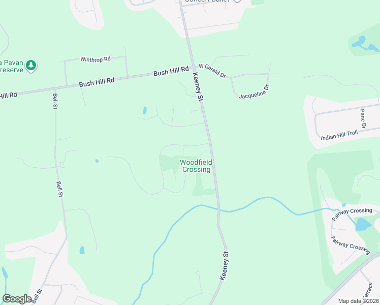 map of restaurants, bars, coffee shops, grocery stores, and more near 60 Woodfield Crossing in Glastonbury