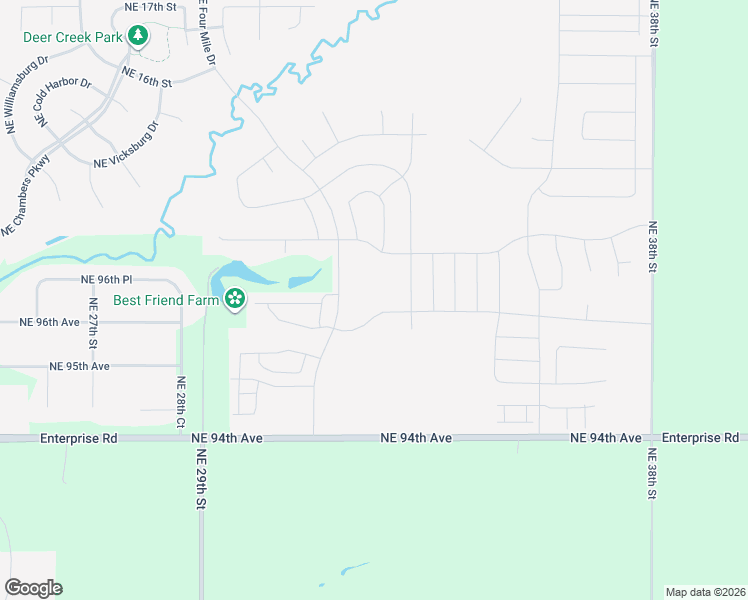 map of restaurants, bars, coffee shops, grocery stores, and more near Northeast Four Mile Drive in Ankeny