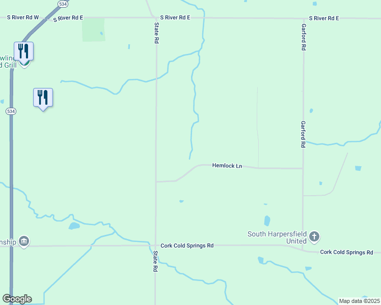 map of restaurants, bars, coffee shops, grocery stores, and more near 5123 Hemlock Lane in Geneva