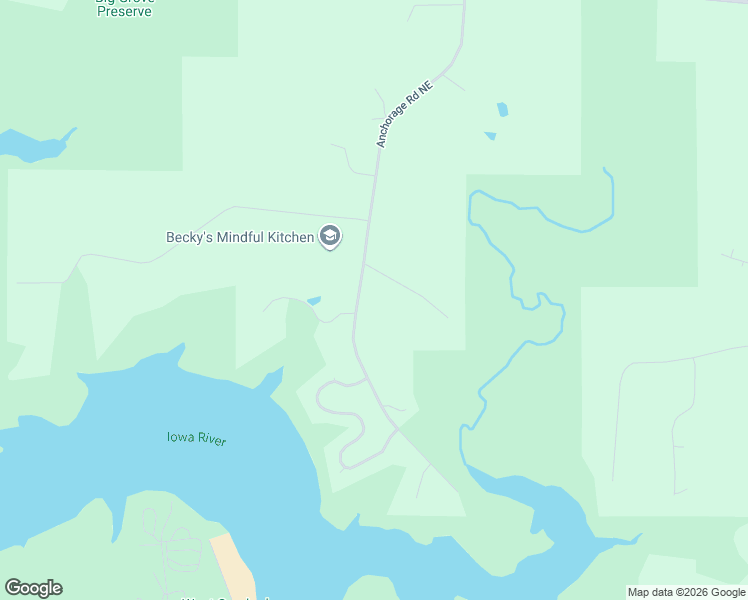 map of restaurants, bars, coffee shops, grocery stores, and more near 2720 Anchorage Road Northeast in Solon