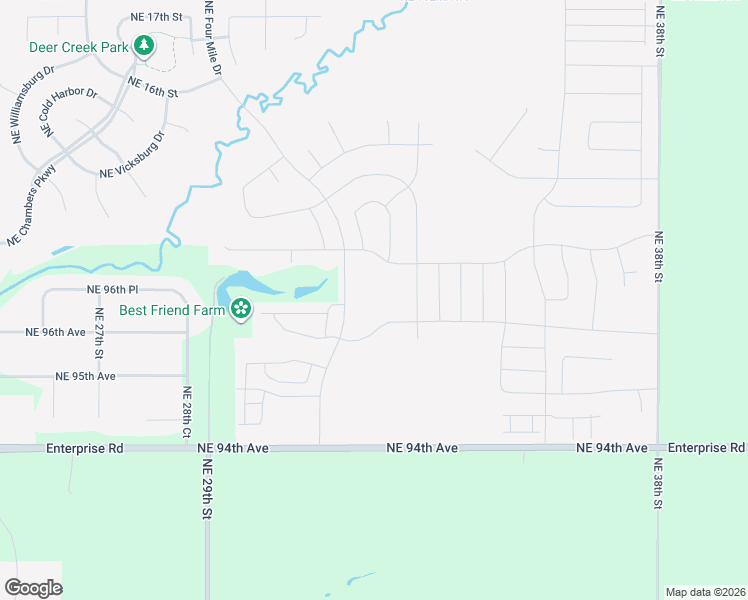 map of restaurants, bars, coffee shops, grocery stores, and more near Northeast Four Mile Drive in Ankeny