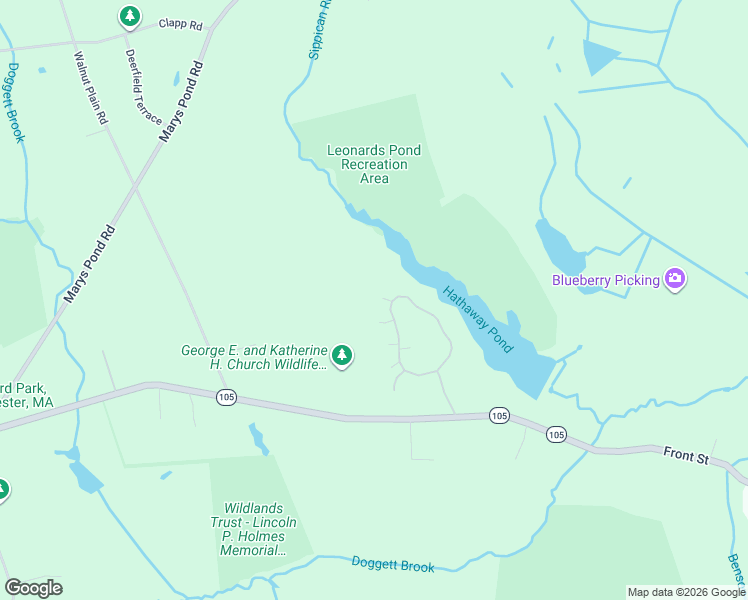 map of restaurants, bars, coffee shops, grocery stores, and more near Hathaway Pond Circle in Rochester