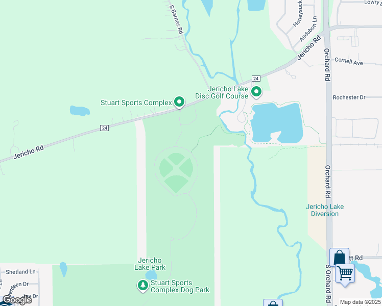 map of restaurants, bars, coffee shops, grocery stores, and more near Landgraf Lane in Aurora