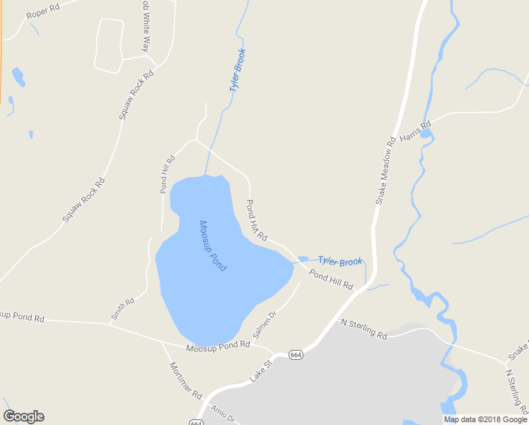 map of restaurants, bars, coffee shops, grocery stores, and more near 134 Pond Hill Road in Plainfield